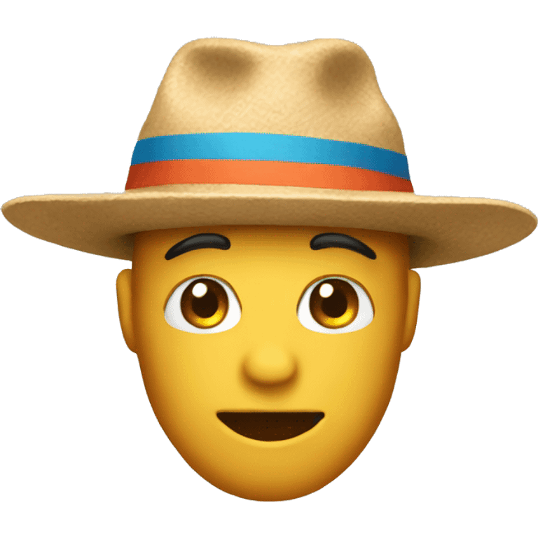 Emoji with a hat  emoji