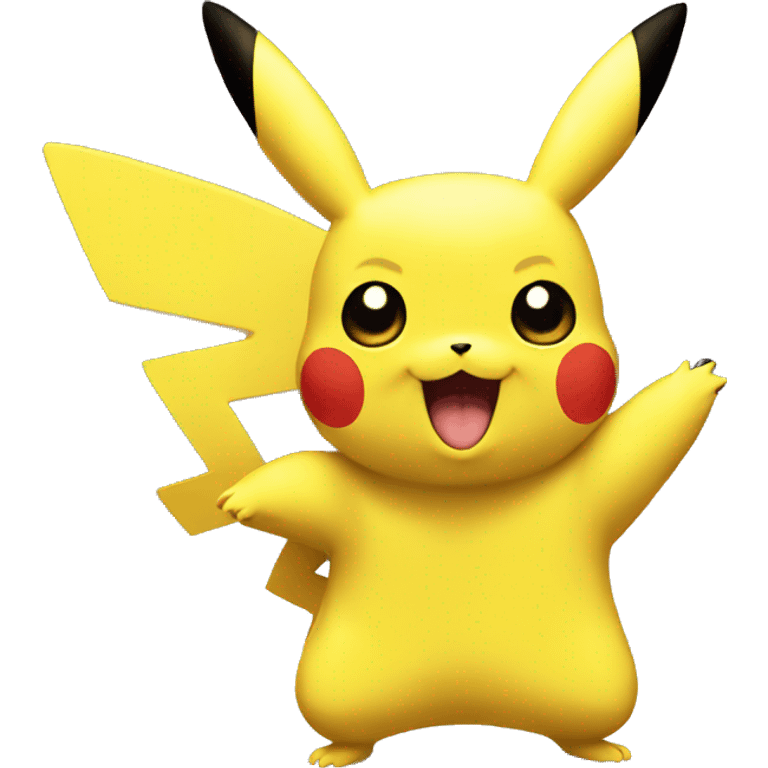 Pikachu street emoji