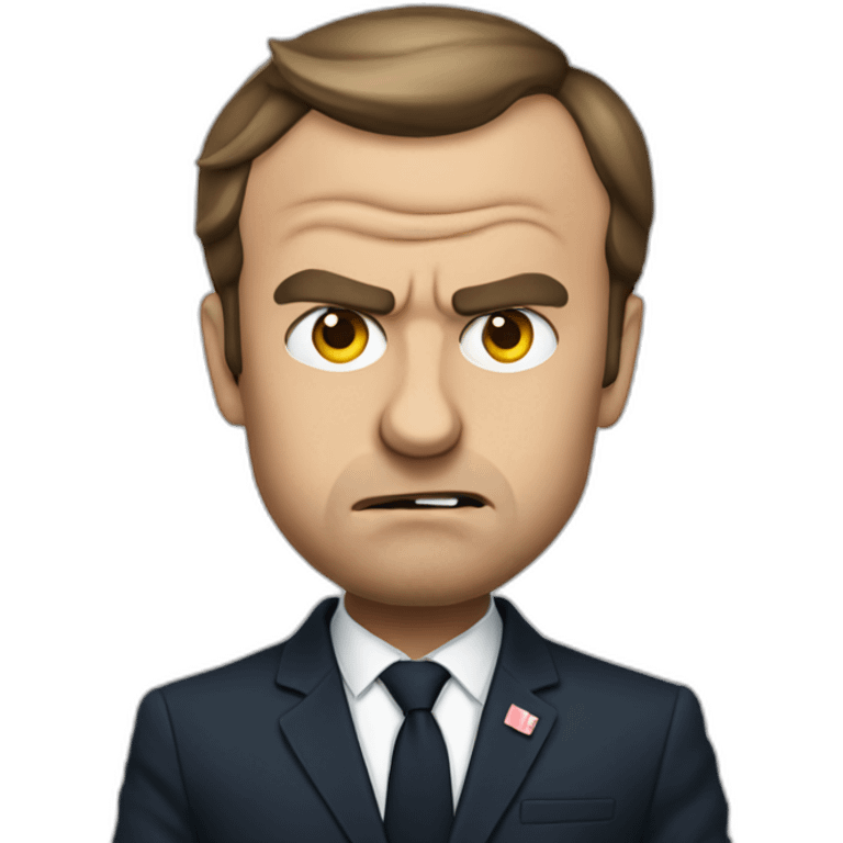 Angry Macron emoji