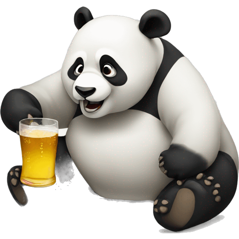 Drunk Panda  emoji