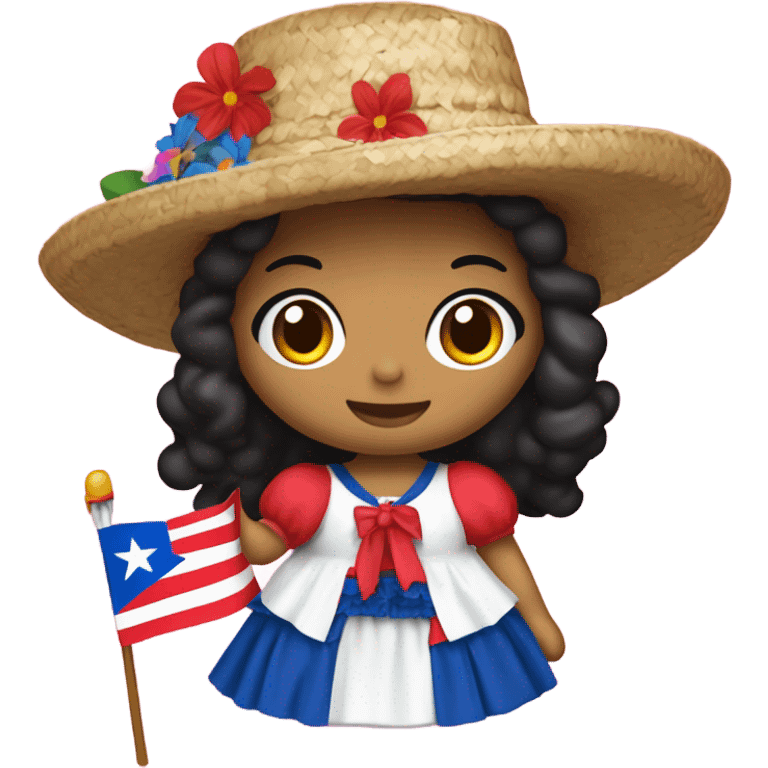 Puerto Rican Hello Kitty  emoji