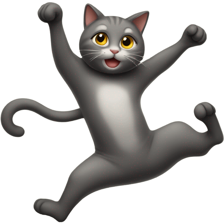 Cat dancing emoji