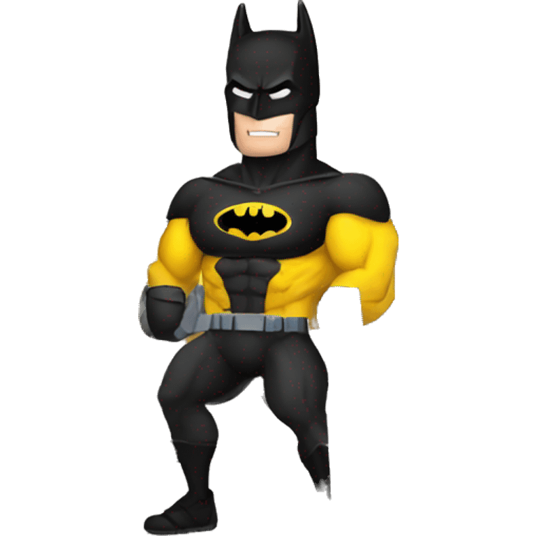 Batman in the gym  emoji