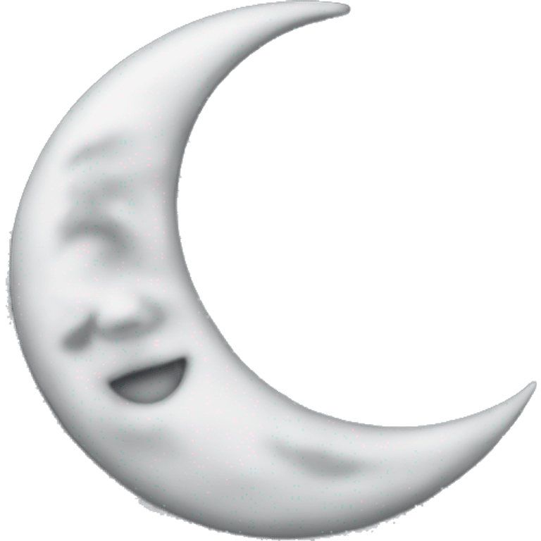 Moon crescent emoji