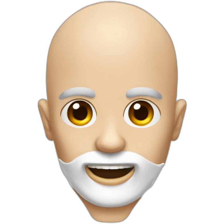 shaving skull bald emoji