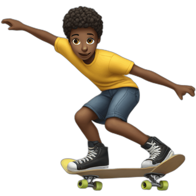 A skater w emoji