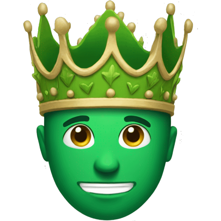 green crown emoji