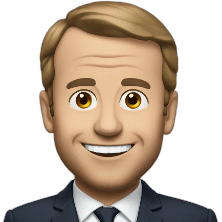 macron very happy emoji