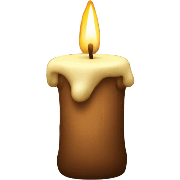 candle in a wallnut shell emoji