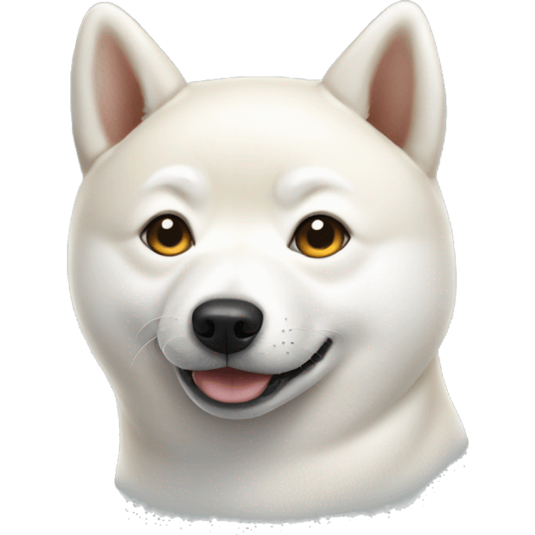 white shiba inu emoji