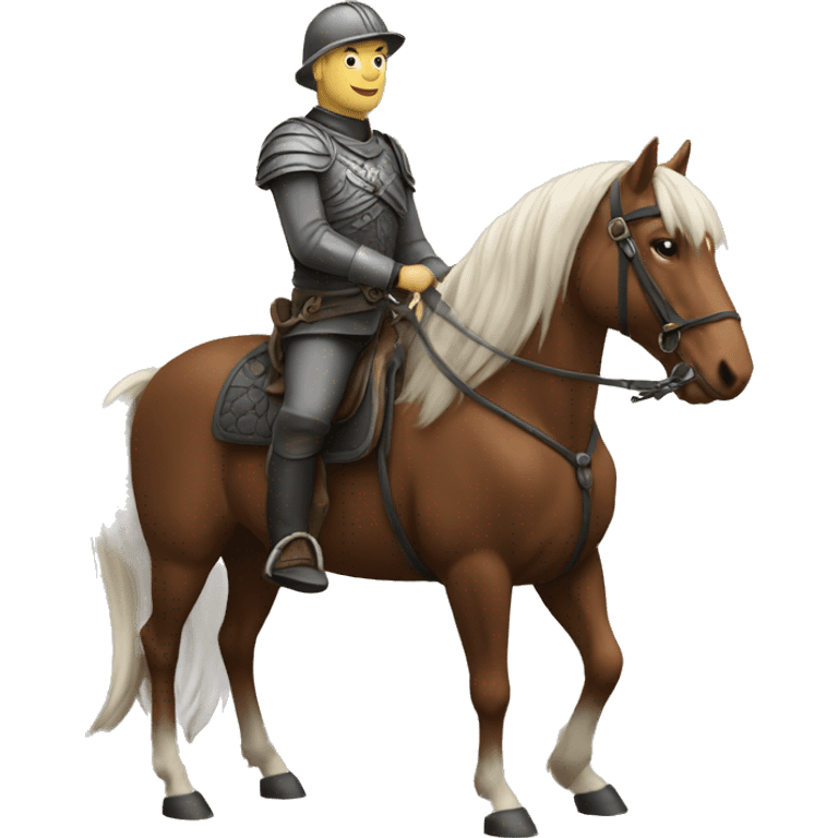 Halland sur un cheval emoji