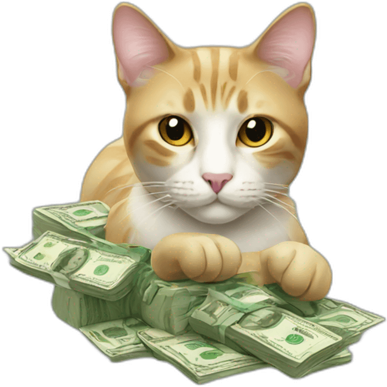 Cat With Money emoji