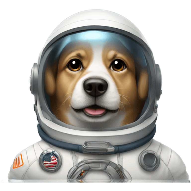 astronaut dog emoji