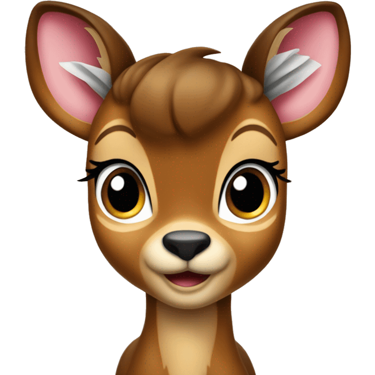 Bambi mit einer Schleife emoji