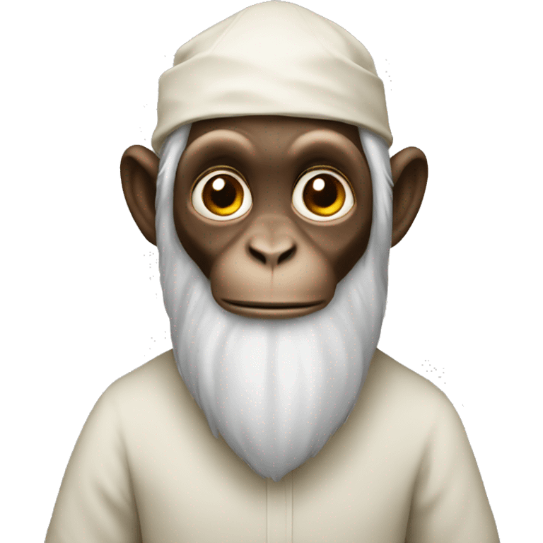 Religious monkey emoji