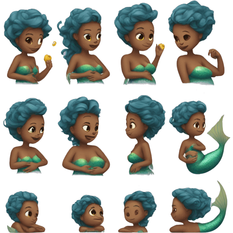 Pregnant mermaid emoji