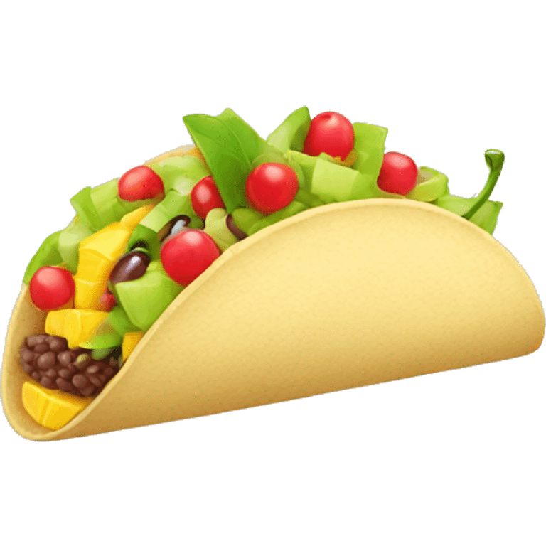 Fruit taco emoji