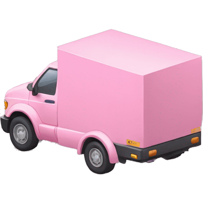 Pink delivery track emoji  emoji