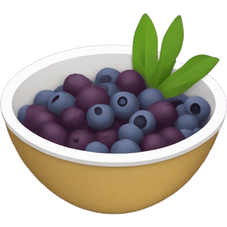 Açaí bowl emoji