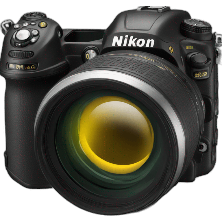 nikon camera telephoto emoji