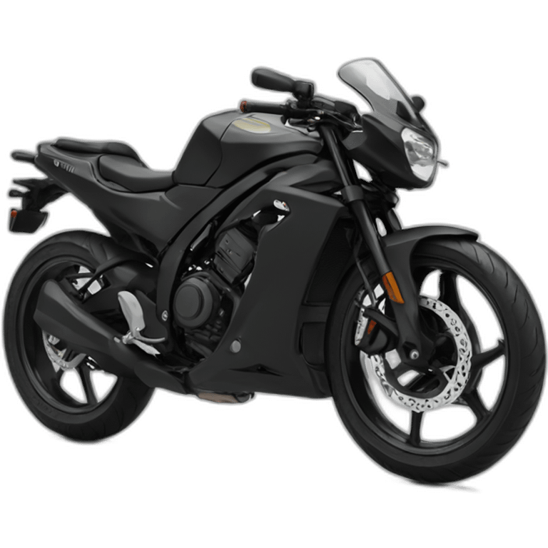 R1 Bike black emoji