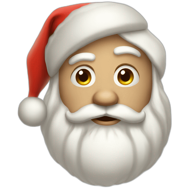 cool russian santa claus emoji