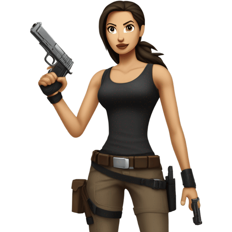 Laura Croft Angelina Jolie emoji