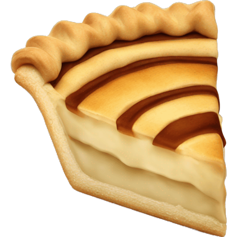 Soft ribbed pie emoji