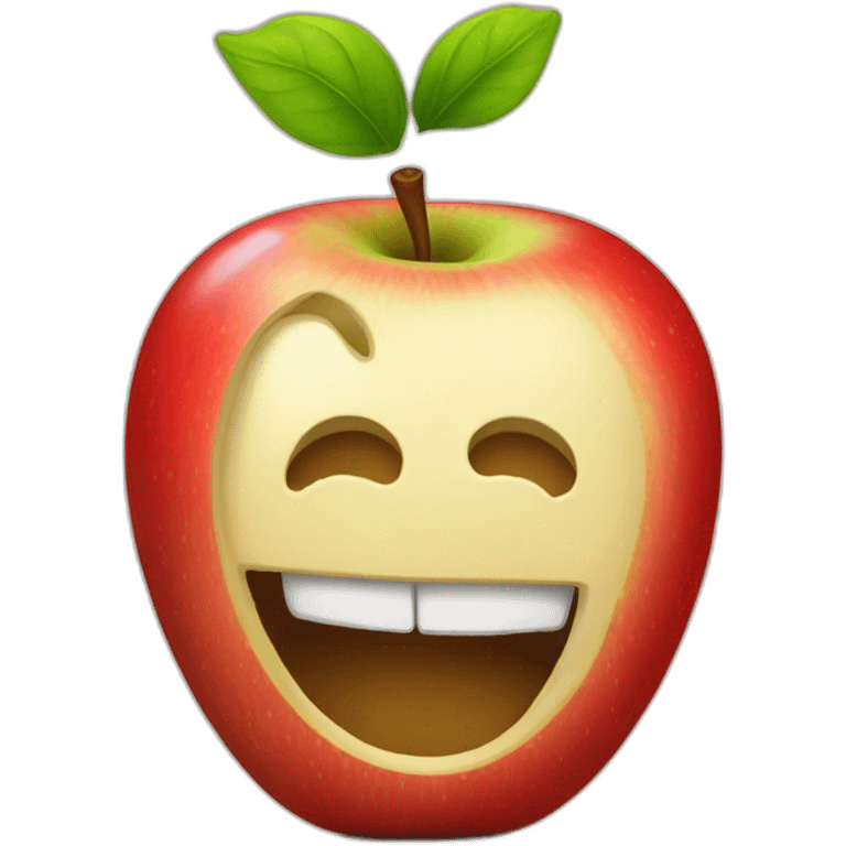 apple bitten emoji