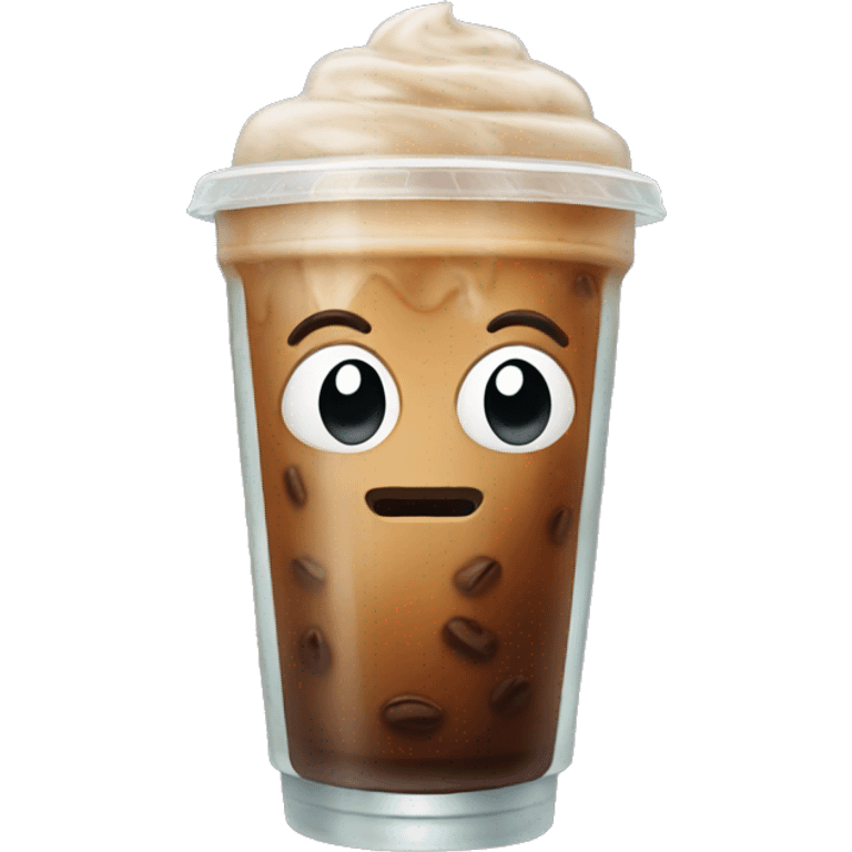 Iced coffee emoji