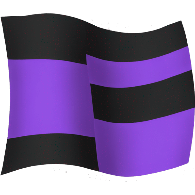 Asexual flag emoji