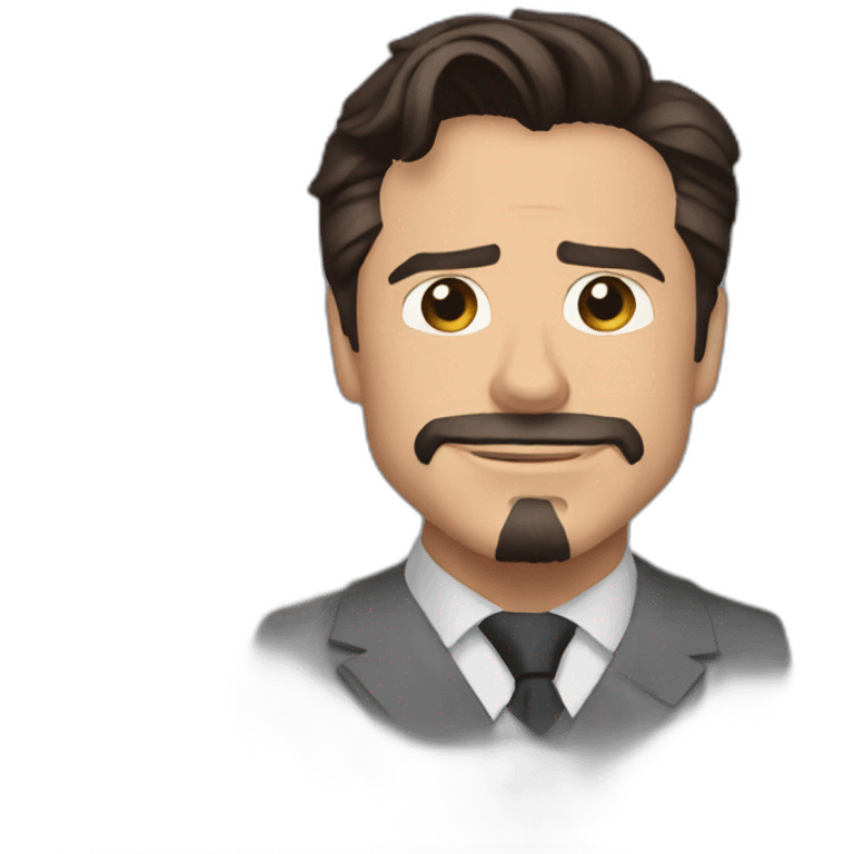 Tony stark With love emoji