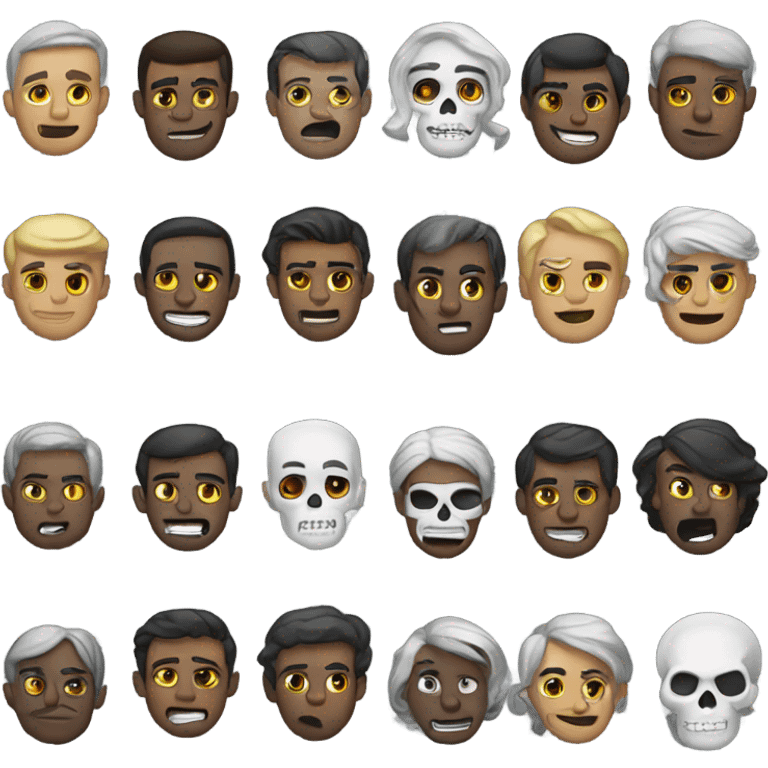 💀👍🏽 emoji