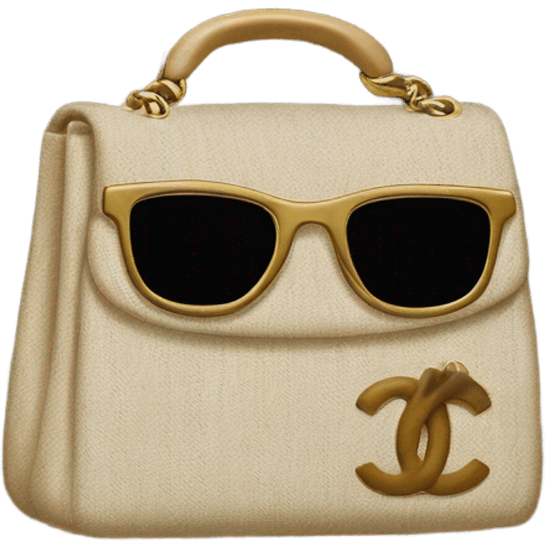 Tweed chanel bag  emoji