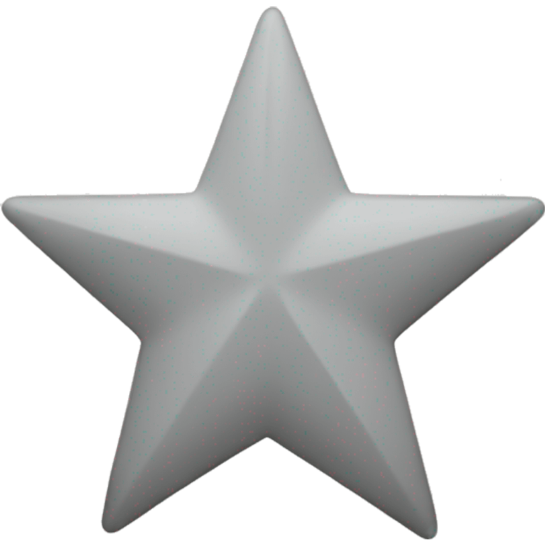 Light Grey star  emoji