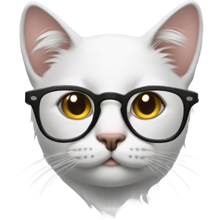 Cat with glasses emoji