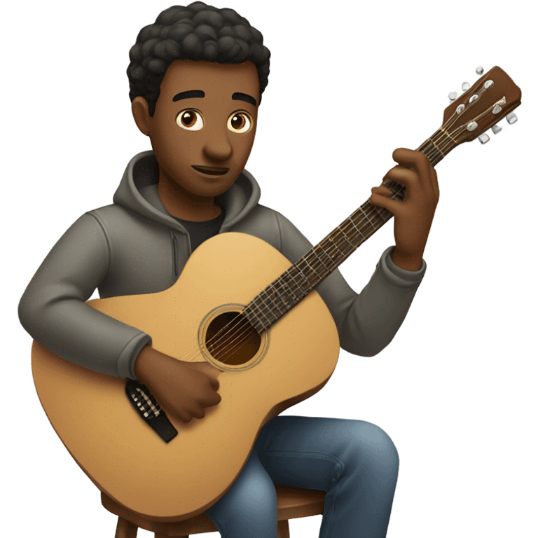 A person playing guitar  emoji