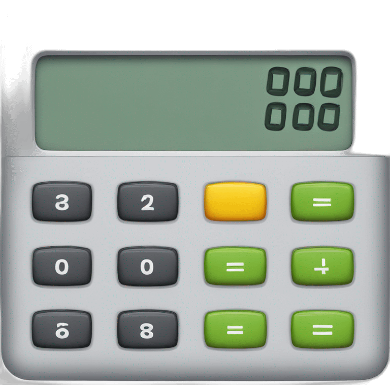 HP 12c calculator emoji