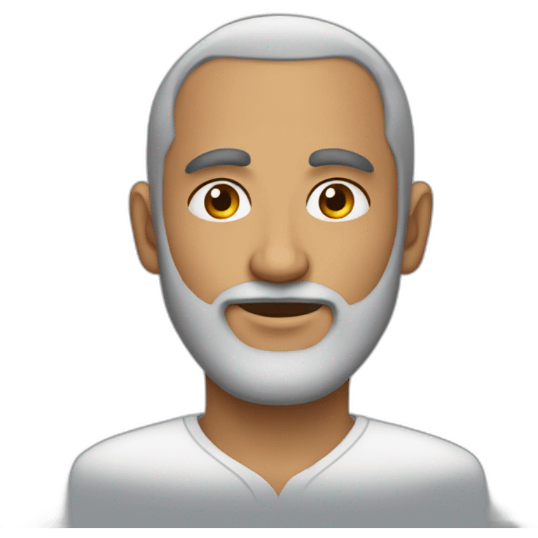 yusuf monaf patna india with less hair and long beard emoji