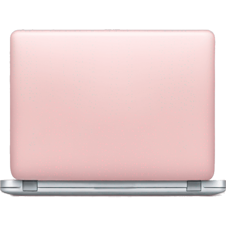 Light pink laptop emoji