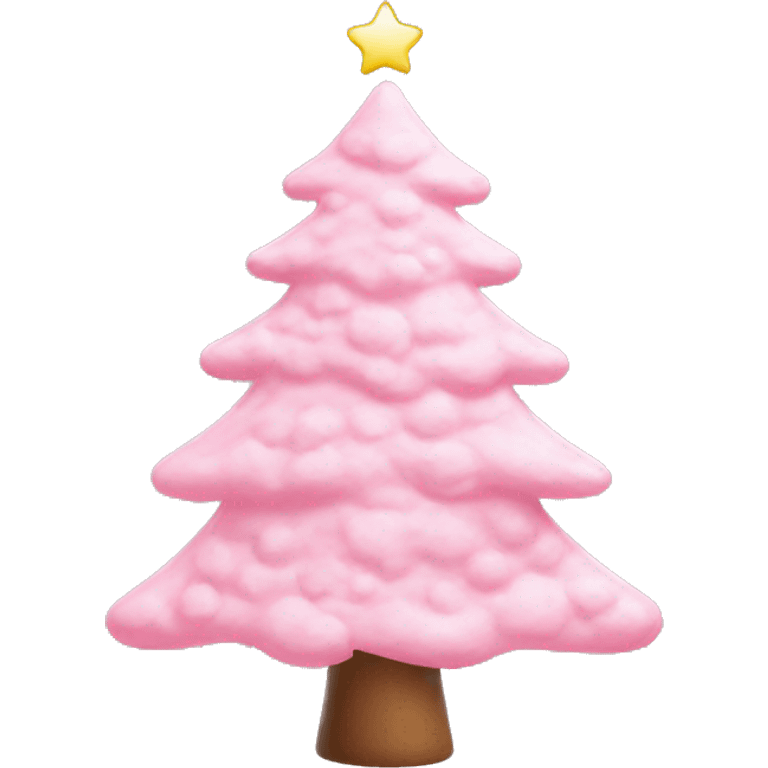 Pastell pink asthetic clean Christmas tree emoji