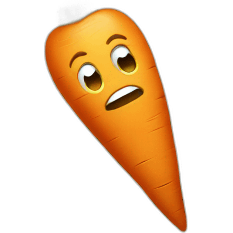 carrot sad emoji