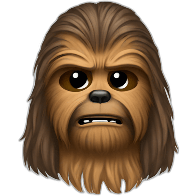 sad tears Chewbacca emoji