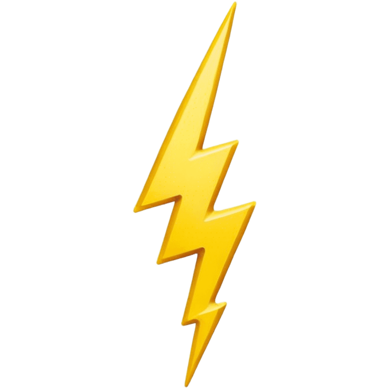 lightning bolt emoji