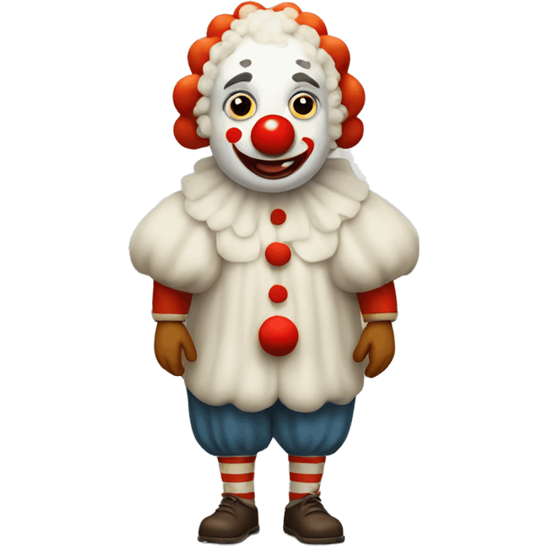 Clown + sheep + fun emoji