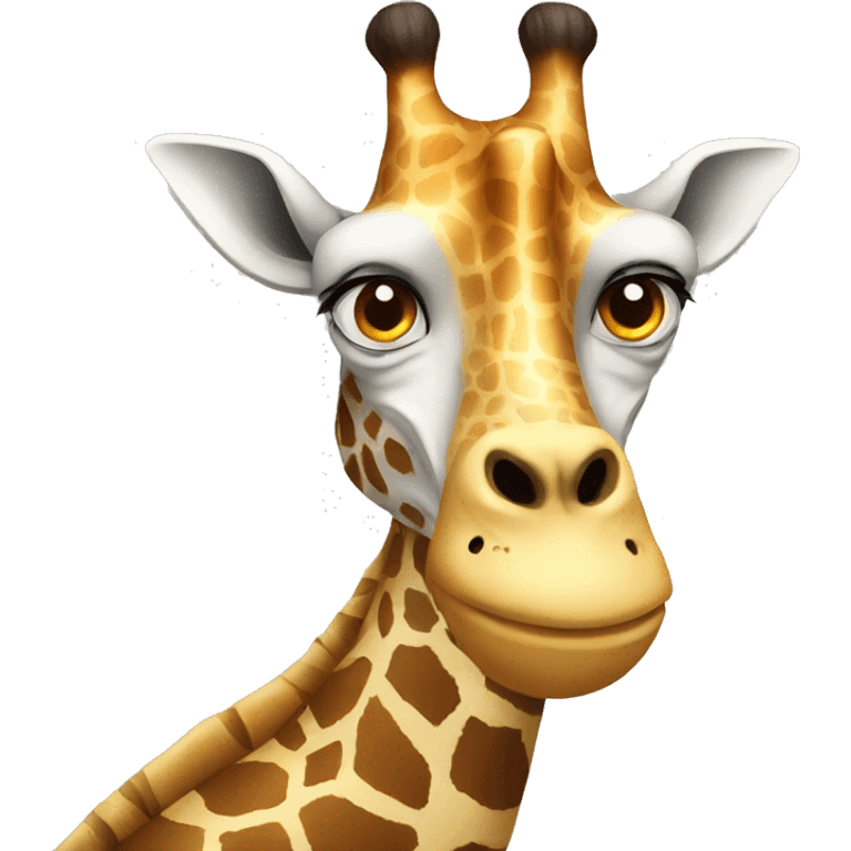 Angry giraffe emoji