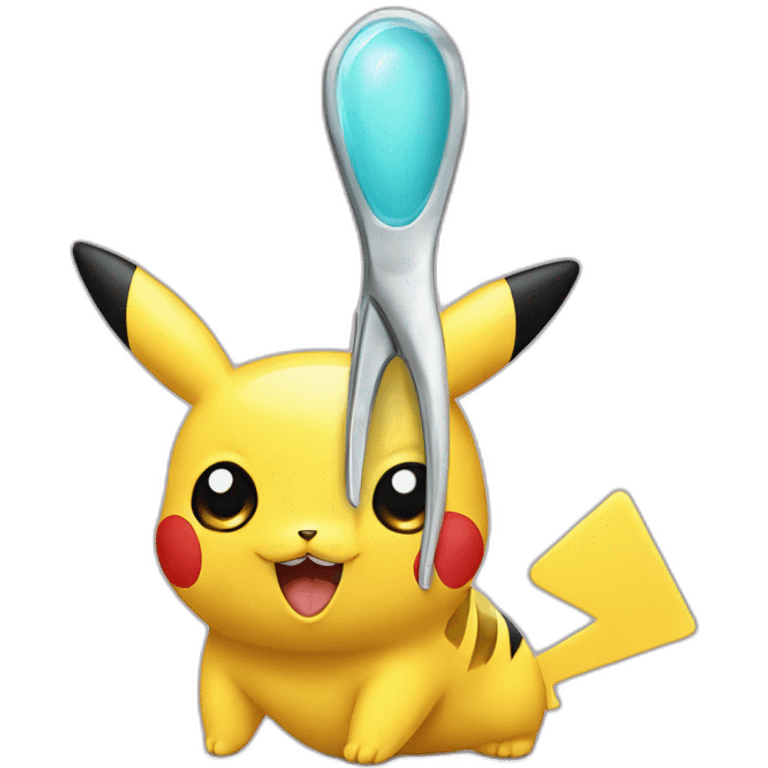 pikachu at the dentist emoji