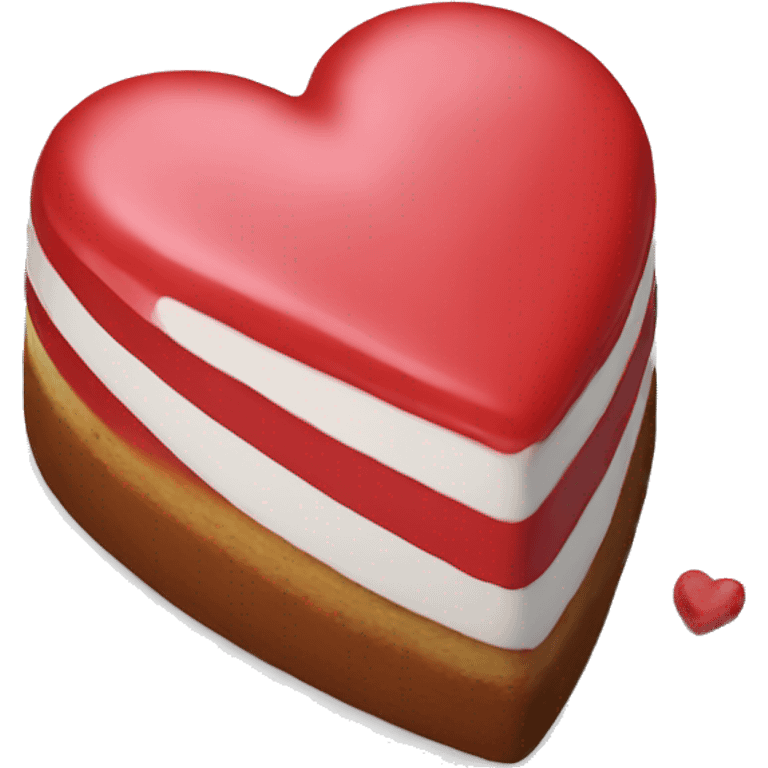 heart shaped cake emoji