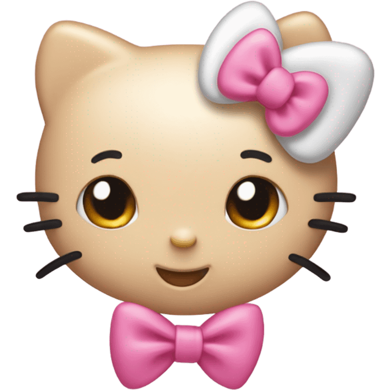 Pink hello kitty emoji