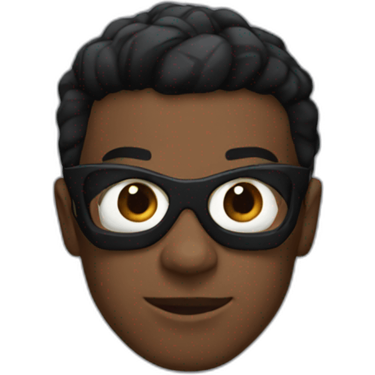 black spider-man  emoji